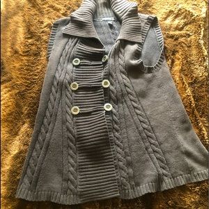 Cool black sleeveless Style & Co sweater vest